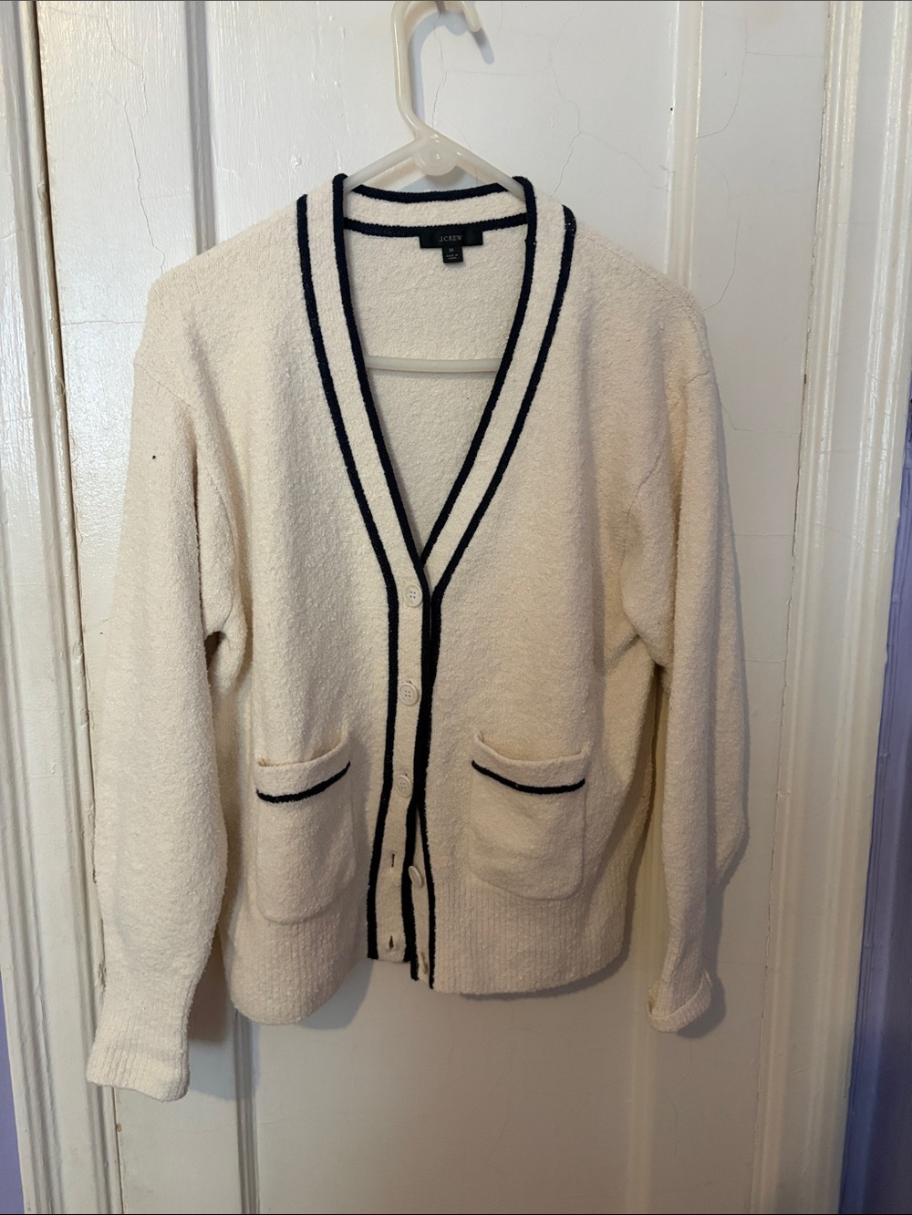 J. Crew Ivory Cardigan